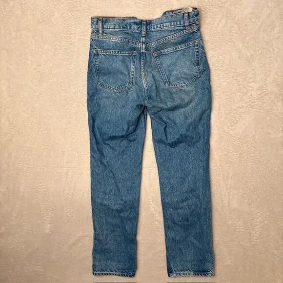 Reformation Cynthia High Rise Straight Jeans (26)